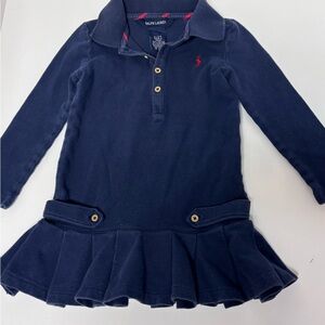 Ralph Lauren Navy 2T Kids Polo Dress